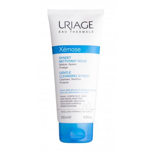 Uriage Xémose Gentle Cleansing Syndet 200 ml jemný čisticí gel pro velmi suchou až atopickou pokožku těla i obličeje unisex