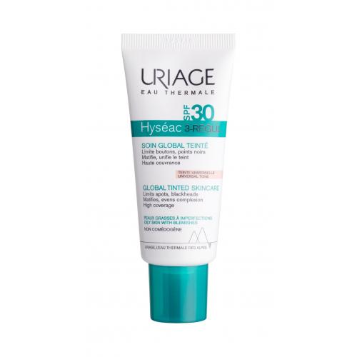Uriage Hyséac 3-Regul Global Tinted Skincare SPF30 40 ml univerzální tónovací krém pro mastnou a problematickou pleť unisex