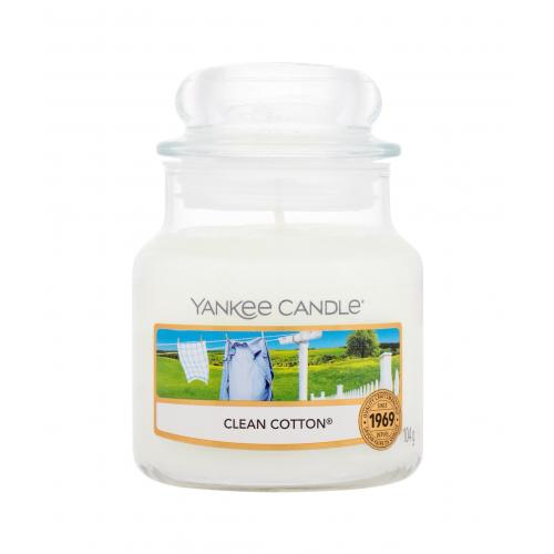 Yankee Candle Clean Cotton vonná svíčka 104 g