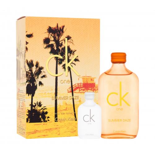 Calvin Klein CK One Summer Daze dárková kazeta unisex toaletní voda 100 ml + toaletní voda CK One 15 ml