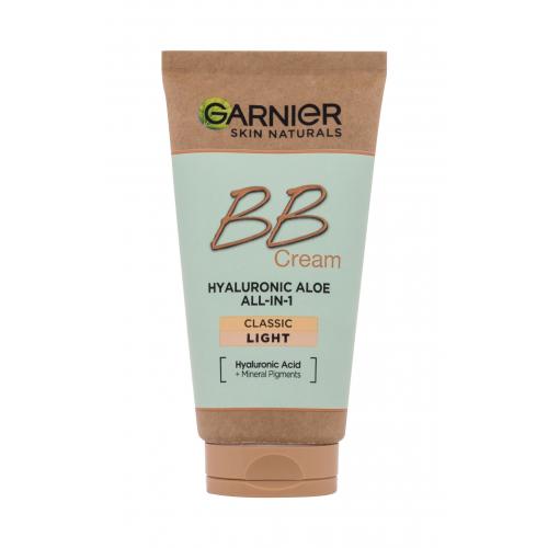 Garnier Skin Naturals BB Cream Hyaluronic Aloe All-In-1 50 ml sjednocující a zmatňující bb krém pro normální pleť pro ženy Light