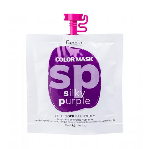 Fanola Color Mask 30 ml vyživující a barvicí maska na vlasy pro ženy Silky Purple