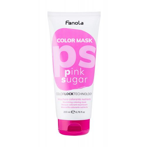 Fanola Color Mask 200 ml vyživující a barvicí maska na vlasy pro ženy Pink Sugar