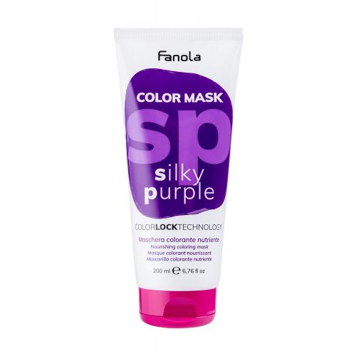 Fanola Color Mask vyživující maska s barevnými pigmenty pro oživení barvy Silky Purple 200 ml