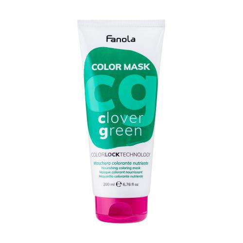 Fanola Color Mask 200 ml vyživující a barvicí maska na vlasy pro ženy Clover Green