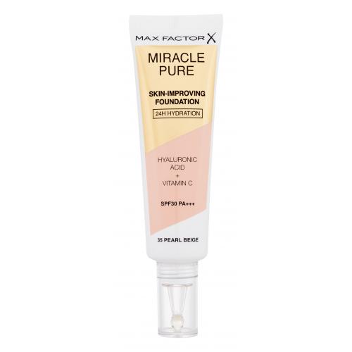 Max Factor Miracle Pure Skin-Improving Foundation SPF30 30 ml pečující hydratační make-up pro ženy 35 Pearl Beige
