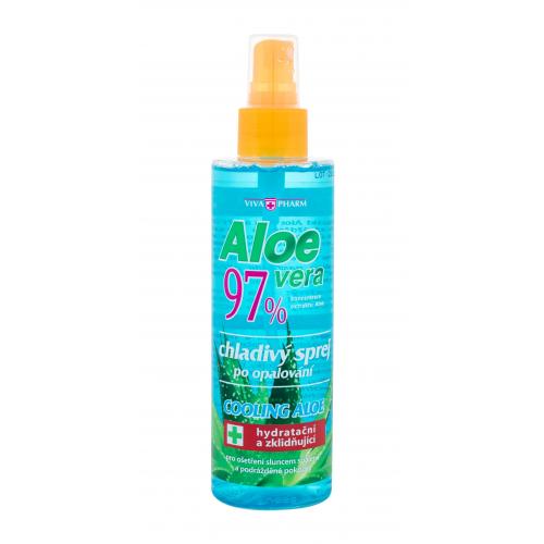 Vivaco VivaPharm Aloe Vera Cooling Spray 200 ml zklidňující chladivý sprej po opalování, holení a bodnutí hmyzem unisex