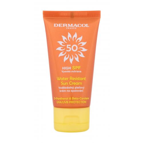 Dermacol Sun Water Resistant Cream SPF50 50 ml voděodolný opalovací krém na obličej unisex