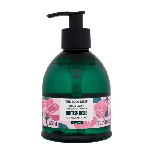 The Body Shop British Rose tekuté mýdlo na ruce 275 ml