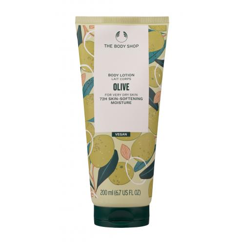 The Body Shop Olive Body Lotion For Very Dry Skin 200 ml tělové mléko s olivovým olejem pro velmi suchou pokožku pro ženy