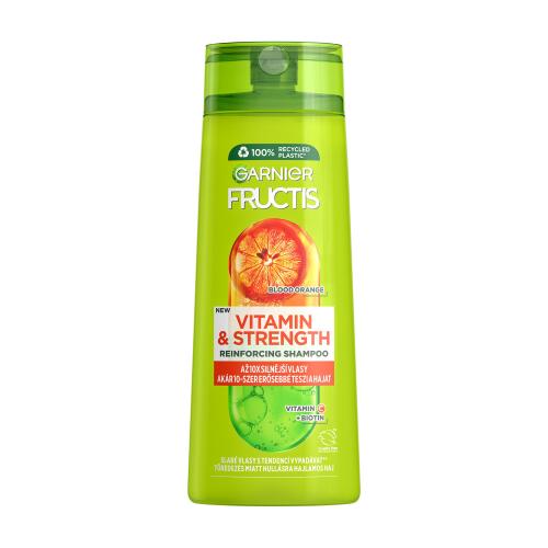 Garnier Fructis Vitamin & Strength Reinforcing Shampoo 400 ml posilující šampon pro slabé a vypadávající vlasy pro ženy