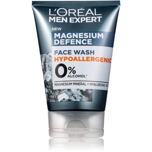 L'Oréal Paris Men Expert Magnesium Defence Face Wash 100 ml hydratační čisticí gel pro muže