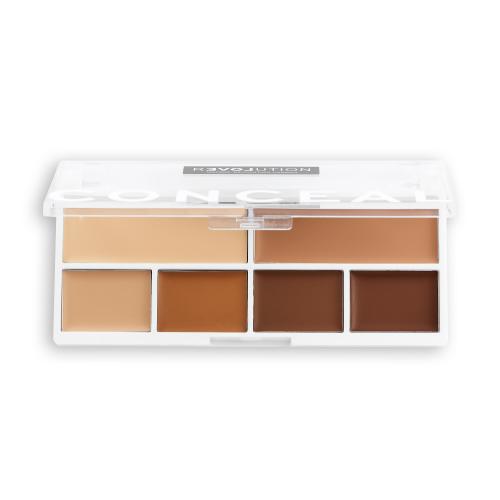 Revolution Relove Conceal Me paleta korektorů odstín Medium 2,8 g