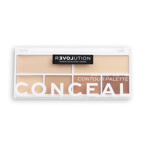 Revolution Relove Conceal Me paleta korektorů odstín Light 2,8 g