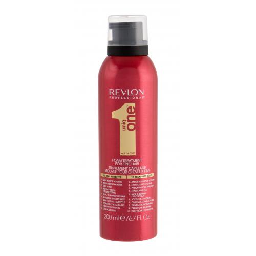 Revlon Professional Uniq One Foam Treatment 200 ml pro objem vlasů pro ženy poškozený flakon