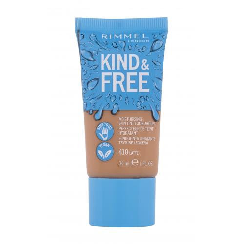 Rimmel London Kind & Free Skin Tint Foundation 30 ml hydratační make-up pro ženy 410 Latte