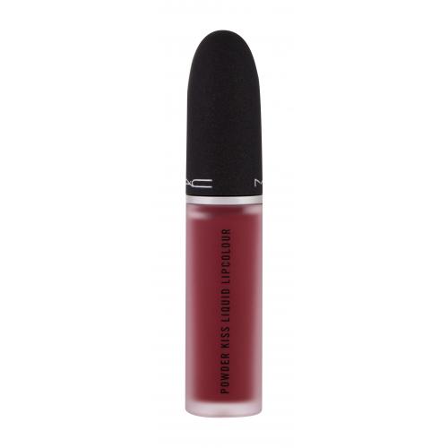 MAC Cosmetics Powder Kiss Liquid Lipcolour matná tekutá rtěnka odstín Devoted to Chili 5 ml