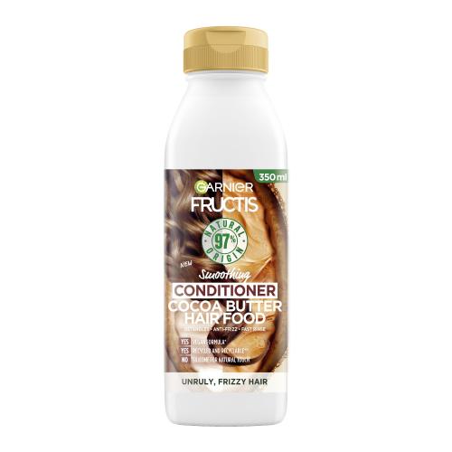 Garnier Fructis Cocoa Butter Hair Food uhlazující balzám pro nepoddajné a krepatějící se vlasy 350 ml