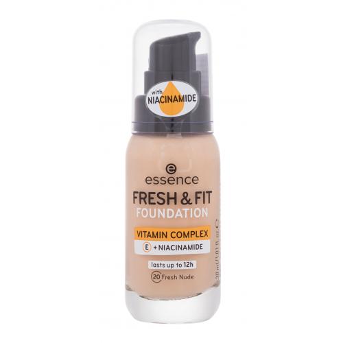 essence Fresh & Fit tekutý make-up odstín 20 Fresh Nude 30 ml