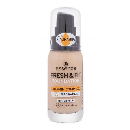 essence Fresh & Fit tekutý make-up odstín 05 Fresh Porcelaine 30 ml