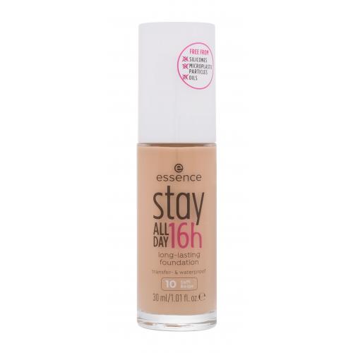 essence Stay ALL DAY 16h voděodolný make-up odstín 10 Soft Beige 30 ml