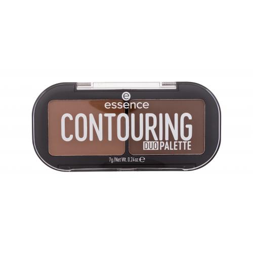 essence CONTOURING DUO PALETTE konturovací paletka odstín 20 Darker Skin 7 g