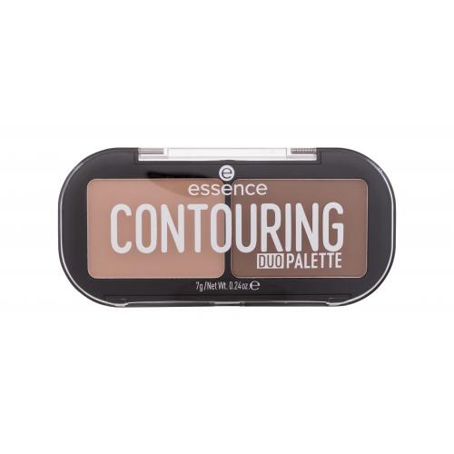 essence CONTOURING DUO PALETTE konturovací paletka odstín 10 lighter skin 7 g