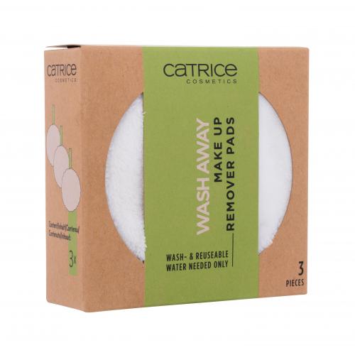Catrice Wash Away Make Up Remover Pads 3 ks pratelné odličovací tamponky pro ženy