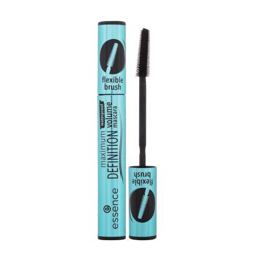 essence Maximum DEFINITION voděodolná řasenka pro objem odstín Black 8 ml