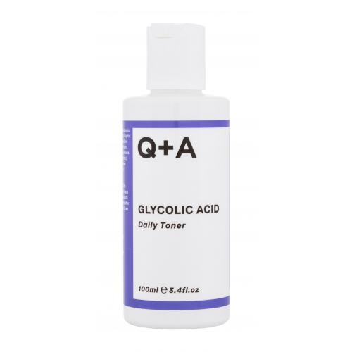Q+A Glycolic Acid Daily Toner 100 ml hydratační a rozjasňující pleťový toner pro ženy