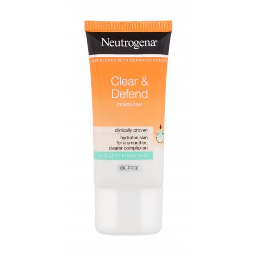 Neutrogena Clear & Defend 0.5% Salicylic Acid hydratační krém bez obsahu oleje 50 ml