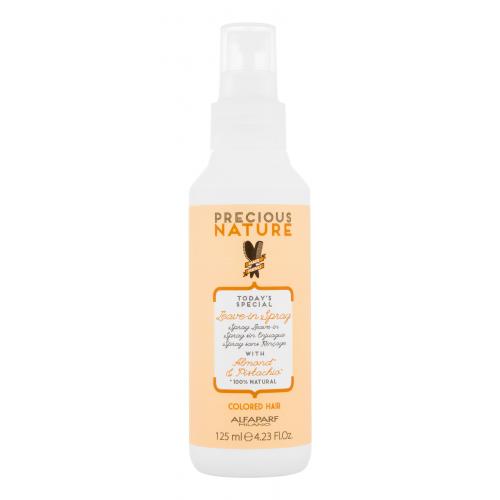 Levně ALFAPARF MILANO Precious Nature Leave-In Spray Almond & Pistachio 125 ml bezoplachová péče pro ženy na barvené vlasy; ochrana vlasů přes sluncem