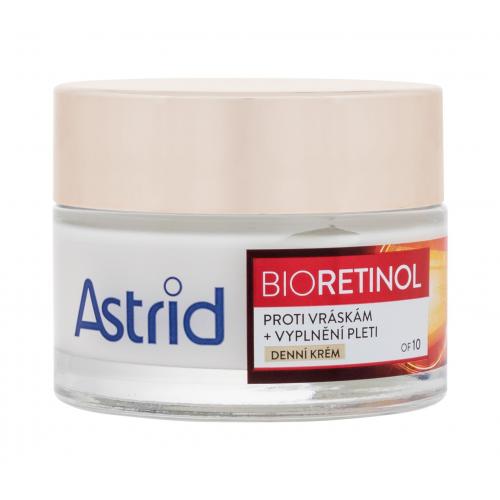 Astrid Bioretinol Day Cream SPF10 50 ml denní pleťový krém proti vráskám pro ženy