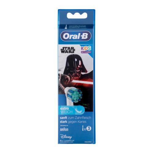 Oral-B Kids Brush Heads Star Wars náhradní hlavice na elektrický zubní kartáček pro děti 3 ks náhradních hlavic