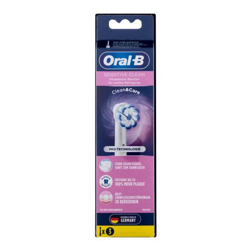 Oral-B Sensitive Clean Brush Heads náhradní hlavice na elektrický zubní kartáček unisex 3 ks náhradních hlavic