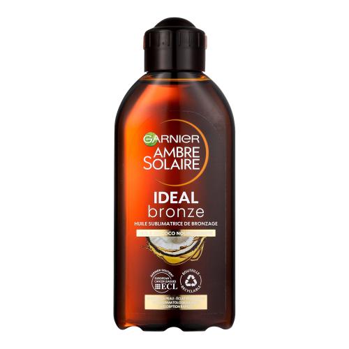 Garnier Ambre Solaire Ideal Bronze Body Oil 200 ml tělový olej pro výživu a zlepšení odstínu opálené pokožky unisex