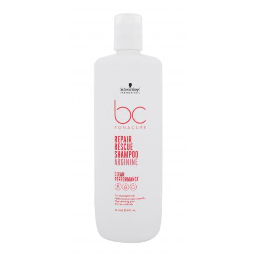 Schwarzkopf Professional BC Bonacure Repair Rescue Arginine Shampoo 1000 ml regenerační šampon pro ženy
