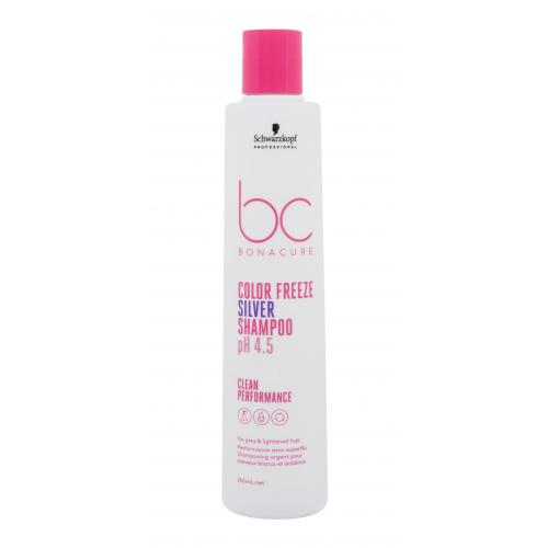 Schwarzkopf Professional BC Bonacure Color Freeze pH 4.5 Shampoo Silver 250 ml šampon pro ženy na šedivé vlasy