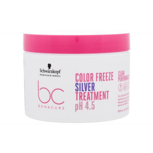 Schwarzkopf Professional BC Bonacure Color Freeze pH 4.5 Treatment Silver 500 ml neutralizační a obnovující maska na vlasy pro ženy