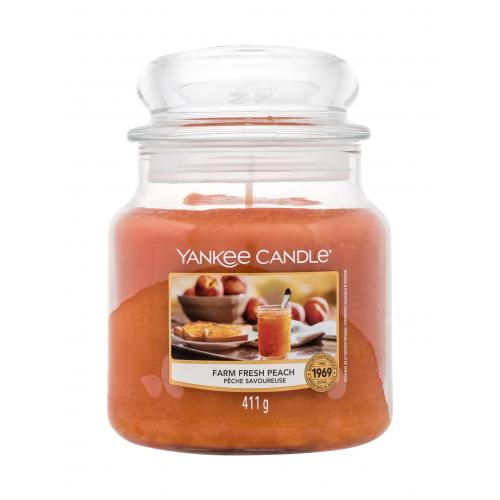 Yankee Candle Farm Fresh Peach vonná svíčka 411 g