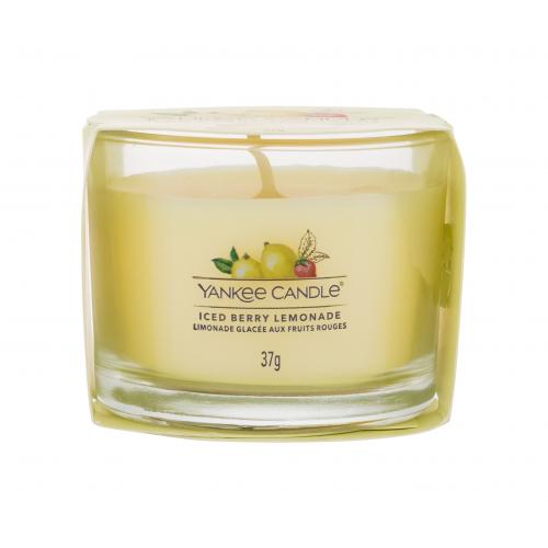 Yankee Candle Iced Berry Lemonade votivní svíčka glass 37 g
