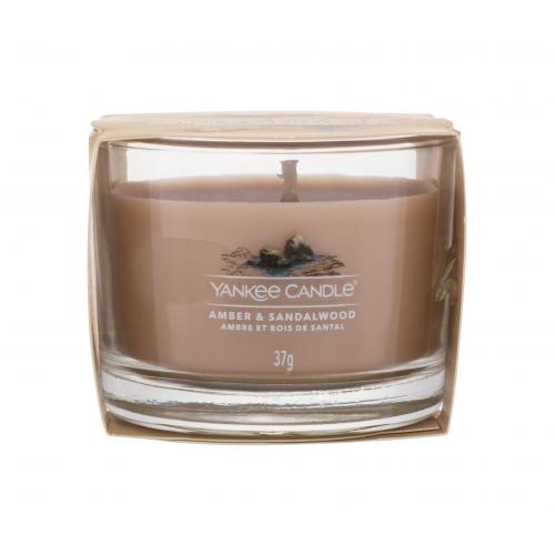 Yankee Candle Amber & Sandalwood votivní svíčka 37 g