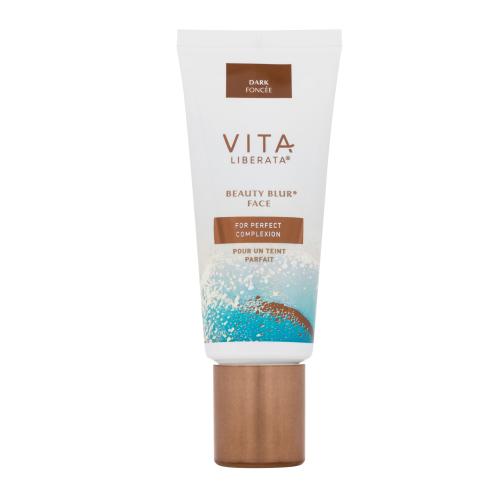 Vita Liberata Beauty Blur Face rozjasňující tónovací krém s vyhlazujícím efektem odstín Dark 30 ml