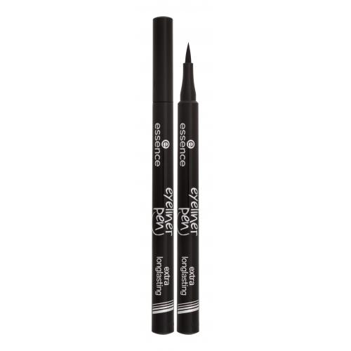 essence Eyeliner Pen dlouhotrvající oční linky ve fixu odstín 01 1 ml