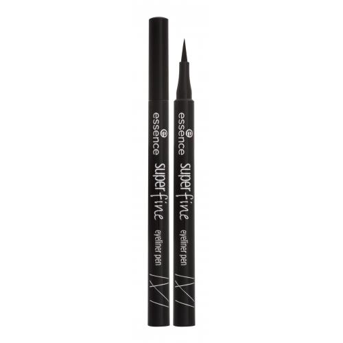 Essence Super Fine Eyeliner Pen 1 ml oční linka pro ženy 01 Deep Black fix v tužce