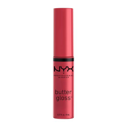 NYX Professional Makeup Butter Gloss lesk na rty odstín 32 Strawberry Cheesecake 8 ml