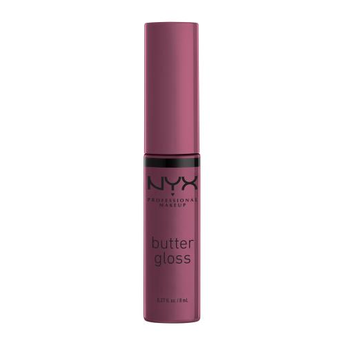 NYX Professional Makeup Butter Gloss lesk na rty odstín 41 Cranberry Pie 8 ml