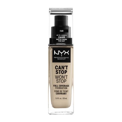 NYX Professional Makeup Can't Stop Won't Stop Full Coverage Foundation vysoce krycí make-up odstín 1.5 Fair 30 ml