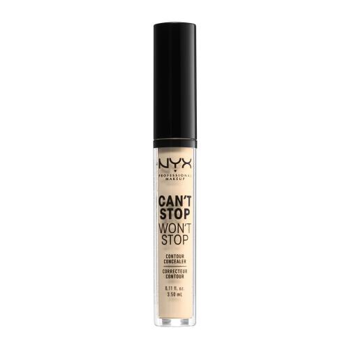 NYX Professional Makeup Can't Stop Won't Stop tekutý korektor odstín 01 Pale 3.5 ml