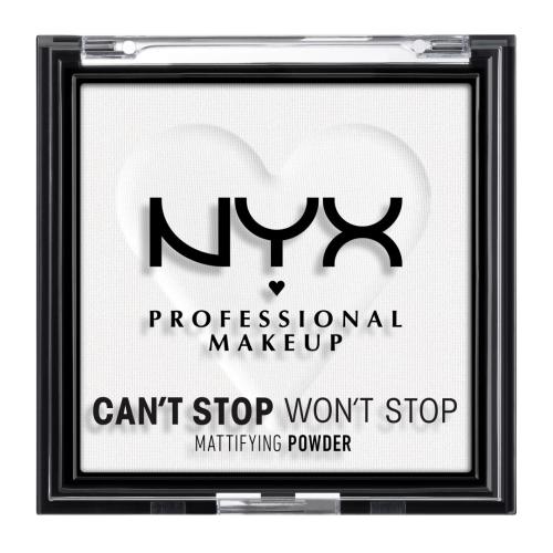 NYX Professional Makeup Can't Stop Won't Stop Mattifying Powder matující pudr odstín 11 Bright Translucent 6 g